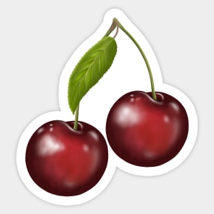 Red Cherries Sticker